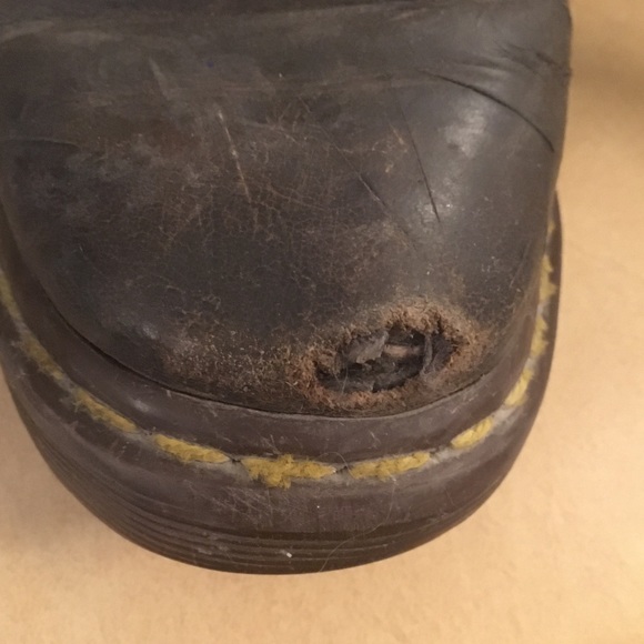 Vintage made in England Brown Leather Dr Martens - Picture 3 of 4